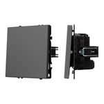 Механизм выключателя одноклавишный перекрёстный SWT-NOBE-MKX1-SFPL-GR (230V, 10A) (Arlight, -)