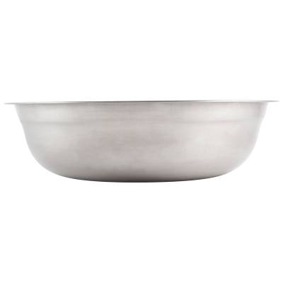 Миска Bowl-27, объем 2,8 л, с расширенными краями, из нерж стали, зеркальная полировка, диа 27 см (Минимальная отгрузка 25 шт)