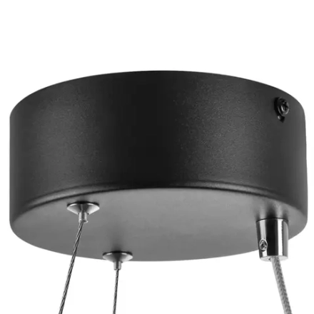 748017 Люстра SATURNO LED 24W 1600LM 70G ЧЕРНЫЙ 3000-6000K