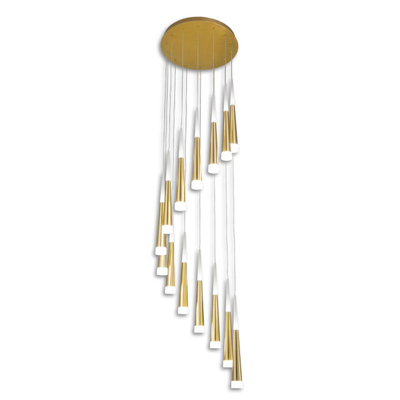 Citilux Вегас CL227142 LED Люстра каскадная Золото