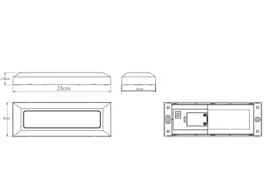 Фасадный светильник Arte Lamp TIPICO A1505AL-1BK, 1хLED