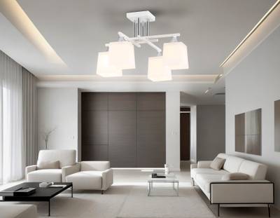 Светильник подвесной TR303041/4 WH белый E27/4 max 60W 420*420*260