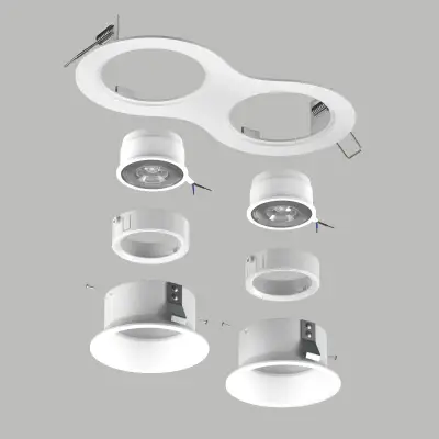 D6260606WMOD Светильник DOMINO ROUND  под LED модуль/лампу МR16 (214626+214606+214606+214006+214006)