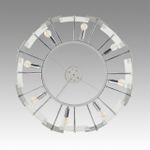 6588/8 MODERNI LN25 хром/тонированное стекло, металл/стекло Люстра подвесная E14 8*40W 220V LIBERTI
