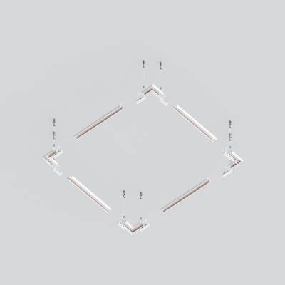 Шинопровод 2м Exility низкопрофильный подвесной круглый, TRXM034-R-412W. TM Maytoni