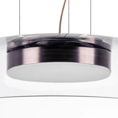 809210 Люстра CELESTA LED 24W 1200LM КОФЕЙНЫЙ/ПРОЗРАЧНЫЙ 3000K Lightstar
