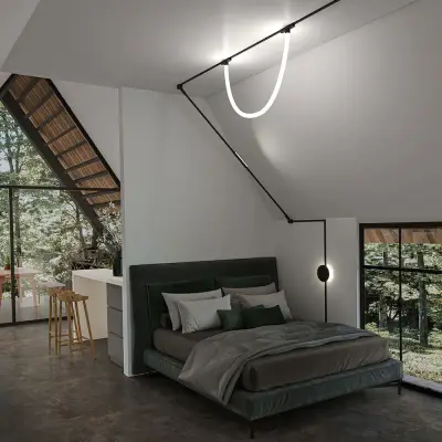 Магнитный трековый светильник Arte Lamp RAPID A6167PL-1BK, 1хLED