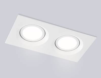 Светильник встраиваемый TN102745/2 WH белый IP20 GU5.3/2 180*95*25