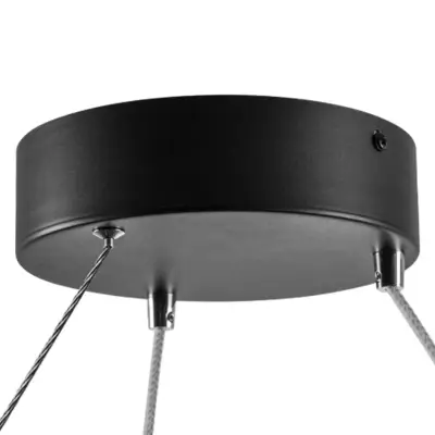 748057 Люстра SATURNO LED 75W 5800LM 70G ЧЕРНЫЙ 3000-6000K Lightstar