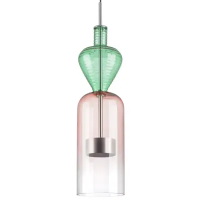 814004 Люстра BELLE LED 1х8W 400LM АЛЮМИНИЙ/МУЛЬТИКОЛОР 3000K Lightstar