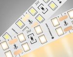 Светодиодная лента двухрядная GS3601 2835 204Led/ 20W m/ 24V IP20 3000K/ 5000*14*1.2mm/ кратность резки 72mm (2 конт.)