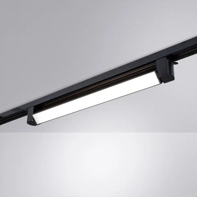 Трековый светильник Arte Lamp LINEETTA A4574PL-1BK, 1хLED