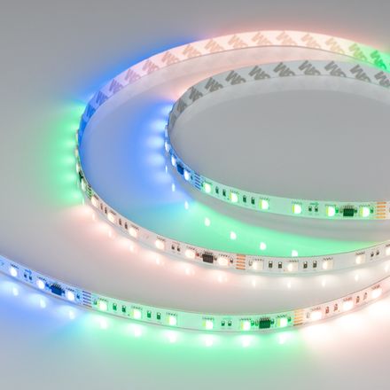 Лента DMX-B60-10mm 24V RGBW-PX6 (18 W/m, IP20, 5060, 5m) (Arlight, -)