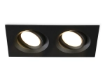 Светильник встраиваемый TN1146/2 BK черный IP44 GU5.3/2 180*95*38