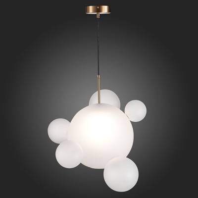 SL1133.513.01 Светильник подвесной ST-Luce Латунь/Белый E27 1*60W