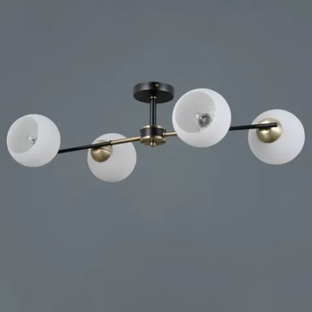 IL0469-4CSQ-24 BK AB LIBRA светильник потолочный ILLUMICO, E27х4
