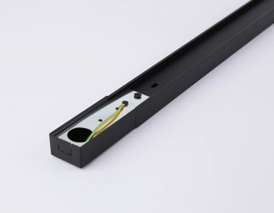 Шинопровод накладной однофазный Standard 220V GL7104 BK черный 2000*32.5*19.8 (ввод питания, 1 заглушка, крепление в комплекте)
