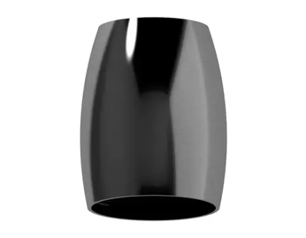 Корпус светильника накладной для насадок D60/70mm C1123 DCH черный хром D70*60*H100mm MR16 GU5.3