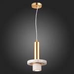 SL1210.503.01 Светильник подвесной ST-Luce Золотистый/Белый GU10 1*5W
