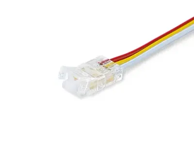 Соединитель гибкий двухсторонний COB CCT 12/24V для лент 8mm GS7911 (3 конт.) (5шт. в комплекте)