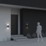 Настенный светильник (бра) Bowery GU10х2, IP54, O574WL-02B. TM Maytoni