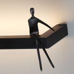 7153/10WL HIGHTECH ODL26 Настенный светильник  черный/акрилл/металл IP20 LED 10W 3000K 220V GRAFIC