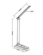 Офисная настольная лампа Arte Lamp WILLIAM A5122LT-1WH, 1хLED