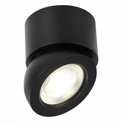 ST654.442.10 Светильник потолочный Черный LED 1*10W 4000K 850Lm Ra&gt;90 38° IP20 D95xH96 180-240V