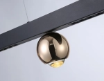 Светильник светодиодный подвесной FL5956 BK/GD черный/золото 4200K 18W 1000*70*1200 (Без ПДУ)