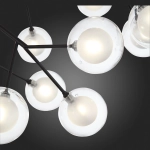 SL376.403.36 Светильник подвесной ST-Luce Черный/Прозрачный, Белый G4 LED 36*2W
