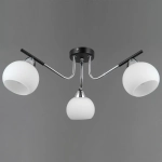 IL0713-3CSQ-24 BK CR LIBRA светильник потолочный ILLUMICO, E27х3