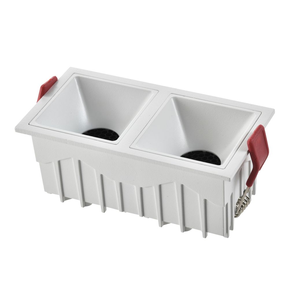 ST757.548.20 Св-к встр. Белый LED 2*10W 60° IP20 L65xW126xH52 85-265V В комплекте