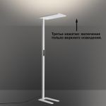 359545 LEDO (В 2-Х КОРОБКАХ) NT25 000 белый Торшер светодиодный диммир. полного спектра IP20 LED 50W+50W 180-265V 4000K 6500Лм STUDI