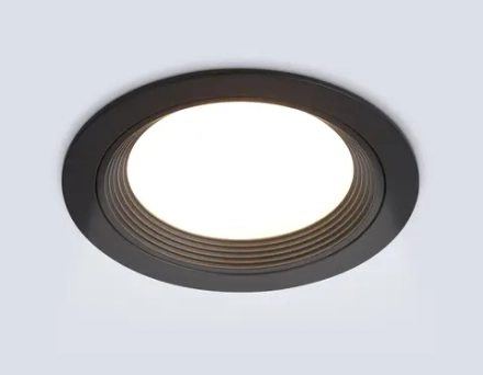 Светильник встраиваемый TN51802 BK черный GX53 max 15W D110*23