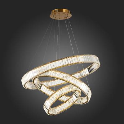 SL1622.303.03 Люстра подвесная ST-Luce Латунь/Прозрачный LED 1*122W 4000K