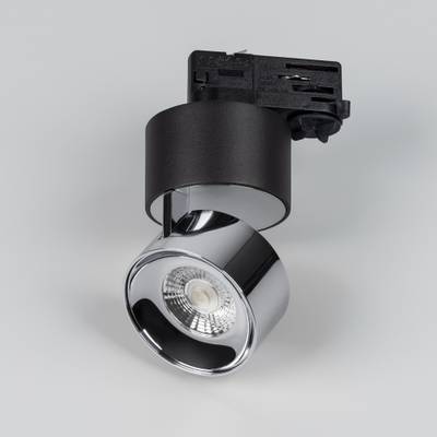 Светильник SP-PLURIO-TRACK-4TR-R77-9W Warm3000 (BK-CHR, 36 deg, 230V) (Arlight, IP20 Металл, 3 года)