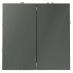VLS020506 Перекрестный переключатель встраиваемый VOLTUM S70 двухклавишный 10А, (титан). (ТМ Maytoni)