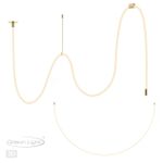 4399/40CL HIGHTECH ODL23 263 ант.бронза/металл/канат Потолочный св-к встраиваемый (2 крепления и крючок в комплекте) IP20 LED 40W 1580Лм 3000K CORDA