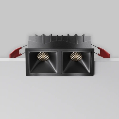 Встраиваемый светильник Альфа / Alfa LED 20 Вт 4000 К 50°, DL043-02-10W4K-SQ-B-1. TM Maytoni