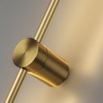 4335/18WGP HIGHTECH ODL23 299 золото Настенный светильник IP20 LED 18W 849Лм 3000K/4000K (перекл. ч/з тумблер на драйвере) FILLINI