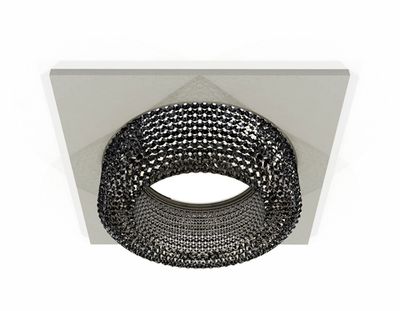 Комплект встраиваемого светильника XC7633021 SGR/BK серый песок/тонированный MR16 GU5.3 (C7633, N7192)