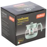 Чайник заварочный MENTOLO, 950 мл из жаропрочного стекла с фильтром из нерж стали