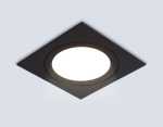 Светильник встраиваемый TN6609 BK черный IP44 GX53 max 15W 110*110*23