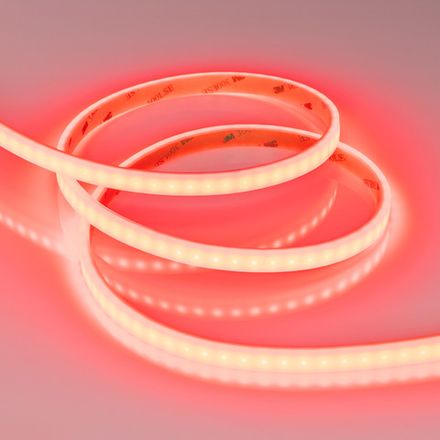 Светодиодная лента герметичная RTW-PSW-A120-10mm 24V Red (9.6 W/m, IP67, 2835, 5m) (Arlight, 5 лет)