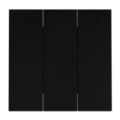 VLS000508 Клавиши для выключателя/переключателя трехклавишного, S70 (черный матовый). (ТМ Maytoni)