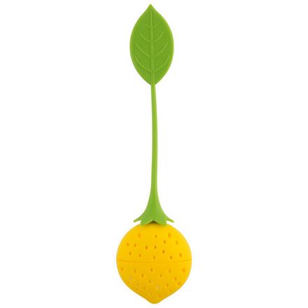Ситечко для заваривания чая "Лимон" TI-Lemon, р-р 15*3,5 см (силикон) (Минимальная отгрузка 24 шт)