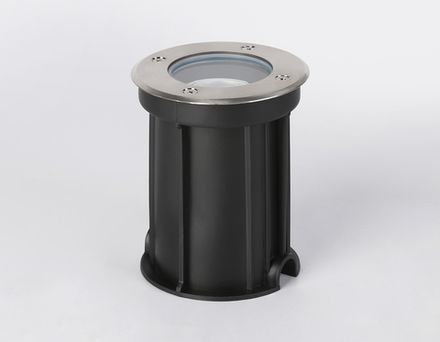 Светильник уличный в грунт ST6511 BK черный IP67 GU10 max 35W D108*135