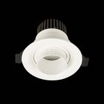 ST701.538.07 Св-к встр. Zoom Белый LED 1*7W 3000K 560Lm Ra 15°-60° IP20 D90xH65 170-240V