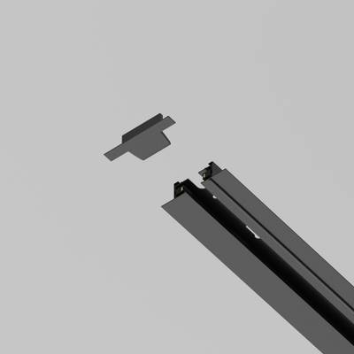 Заглушка 1 шт. Unity встраиваемый черный, TRA002EC-11B. TM Maytoni