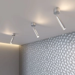 Настенно-потолочный светодиодный светильник 20084/1 LED серебро